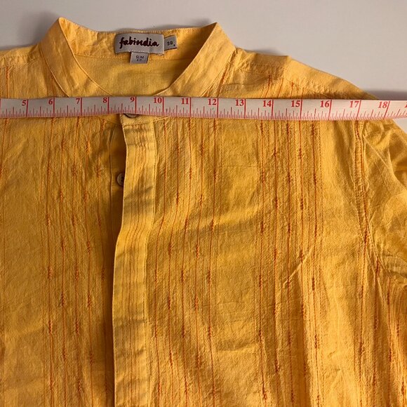 Yellow Kurta Set with pants - Picture 5 of 9